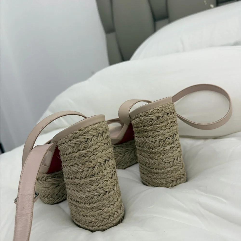 Women’s Nude Platform Espadrille Sandals